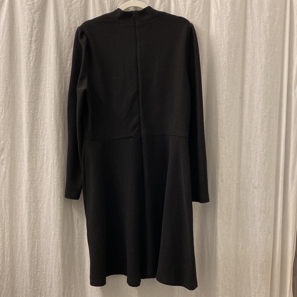 Gal Meets Glam Black Fit and Flare Long Sleeve Harlow Dress Size 18 - Picture 7 of 10